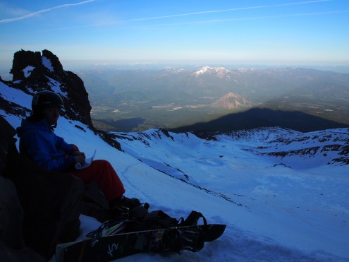 Shadow of the mountain