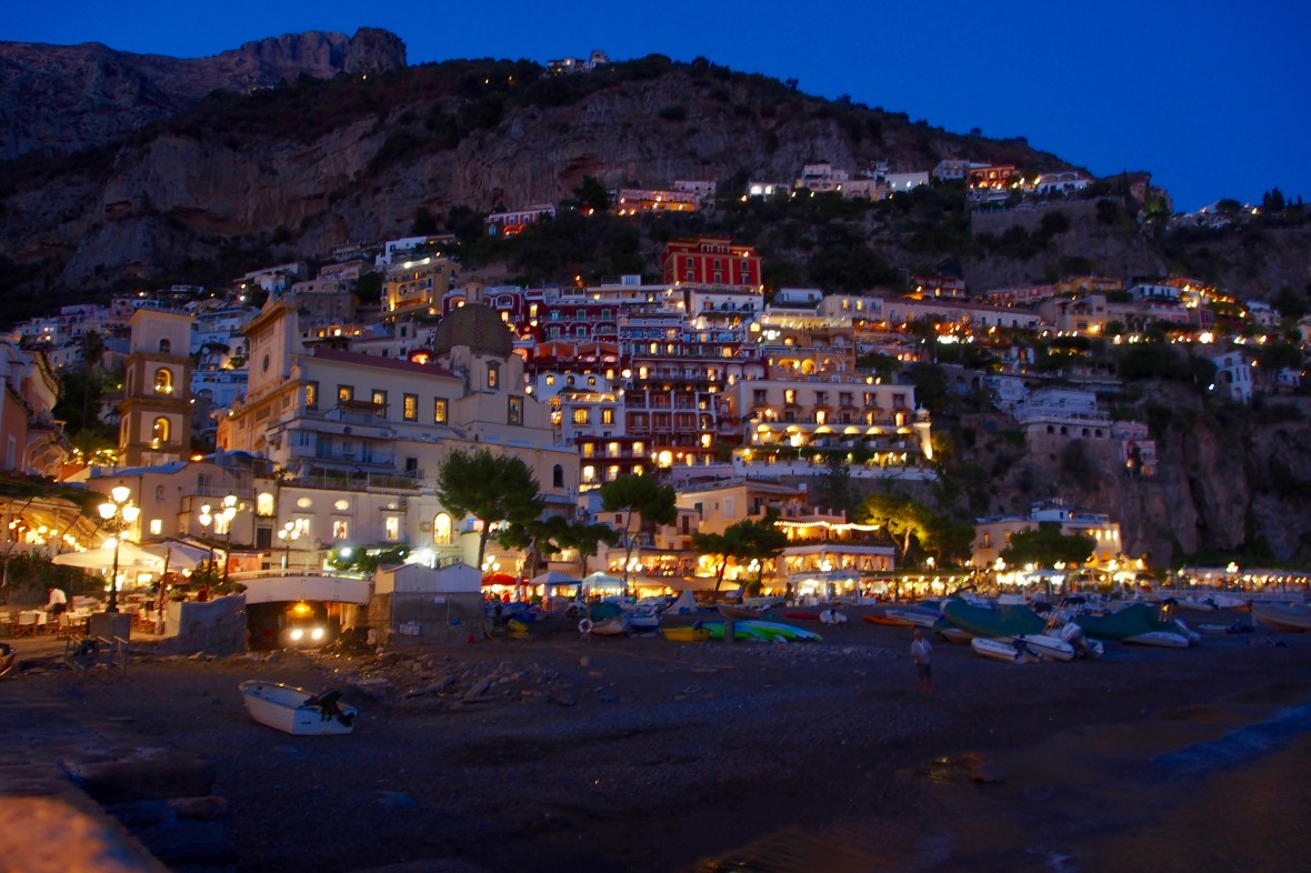 Positano by night